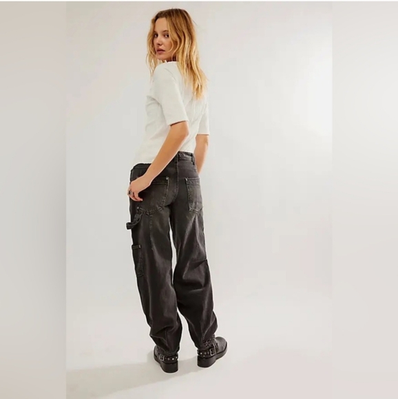 Free People Loren Barrel Jeans - Picture 2 of 9